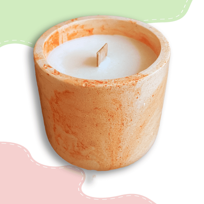 Ароматическая свеча ручной работы из соевого воска французское печенье